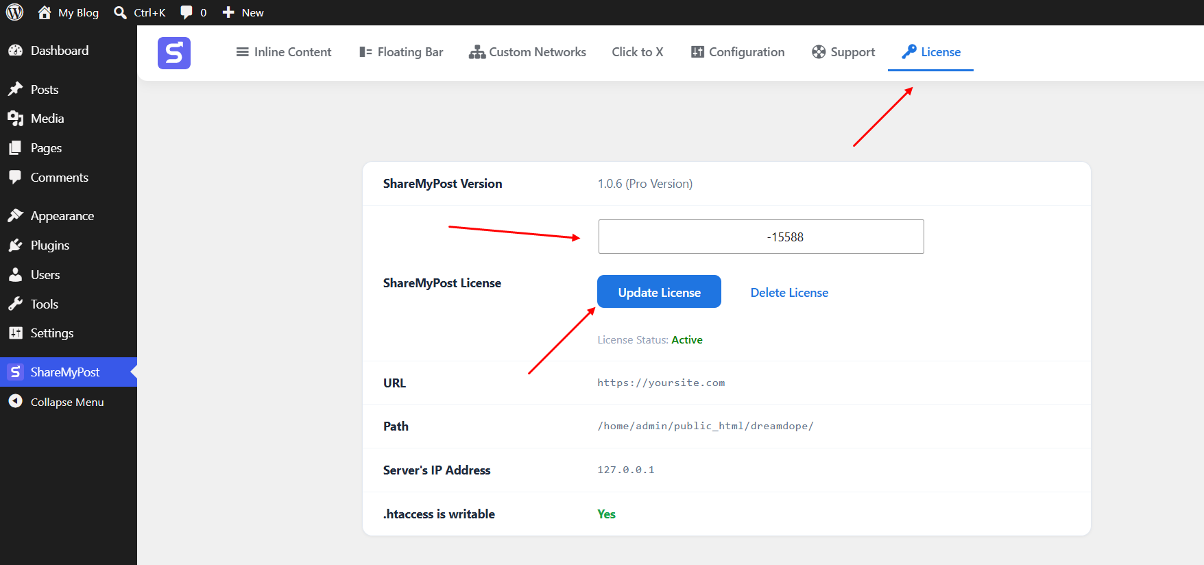 How to Install ShareMyPost Pro