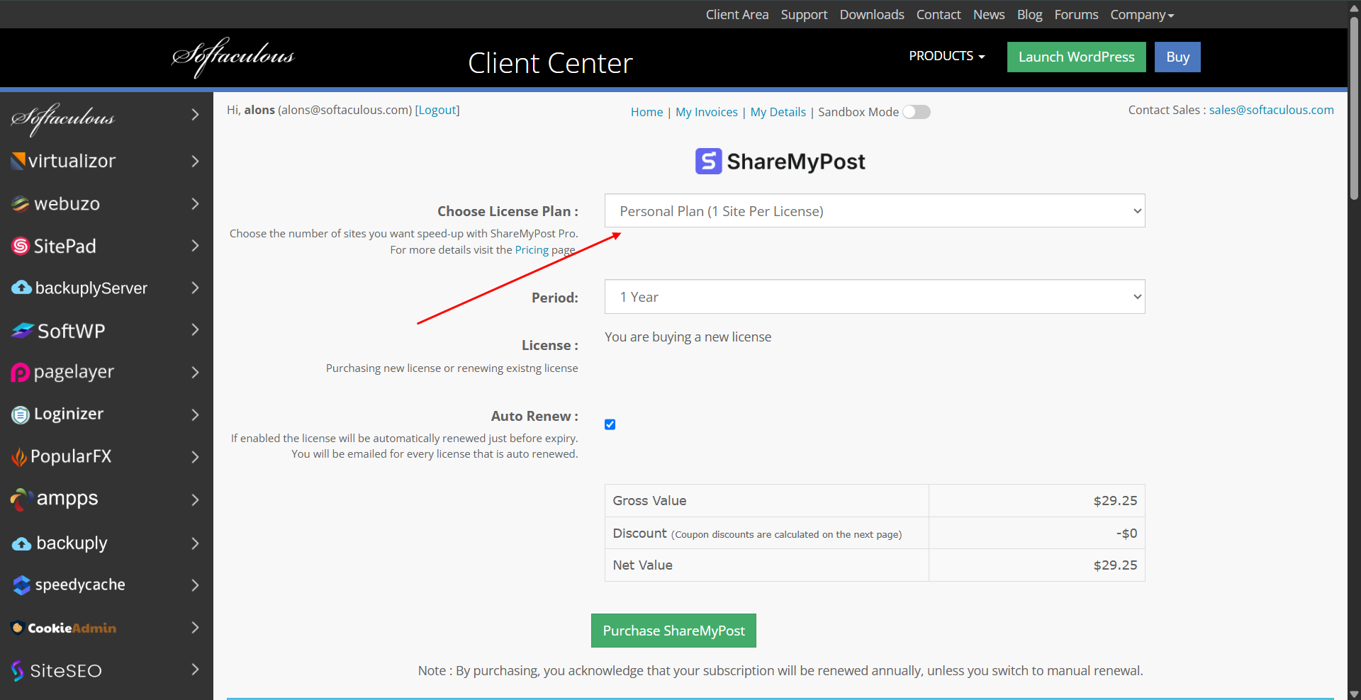 How to Buy ShareMyPost Pro